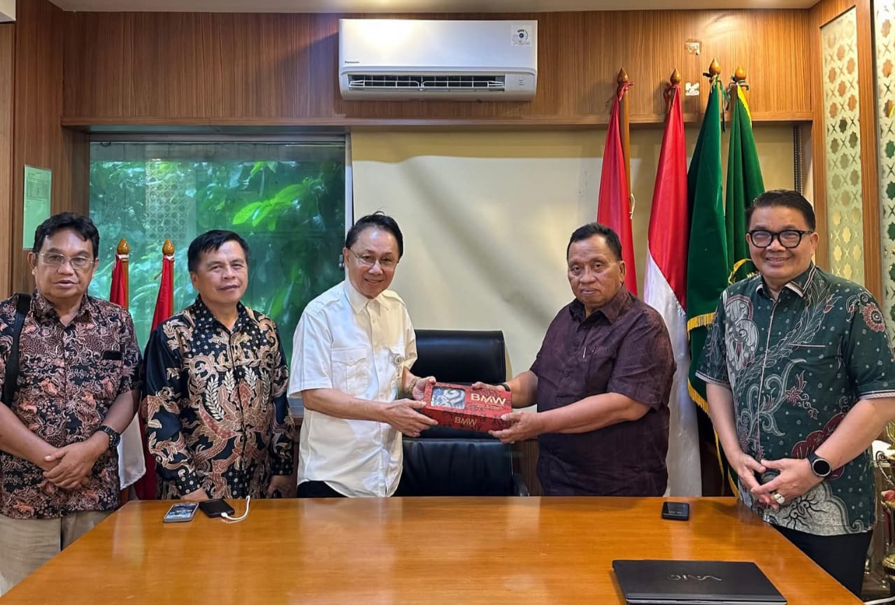 Bupati Robby Dondokambey Kunker di Badan Pangan Nasional