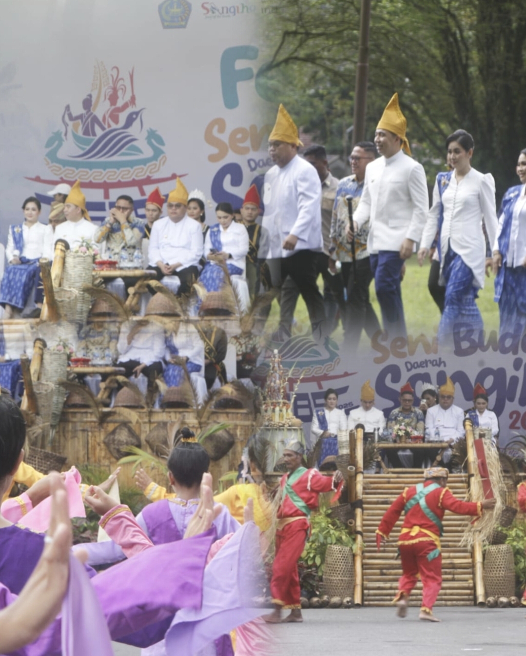 Usung Tema “Mehengke Nusa” Membara, Festival Seni Budaya Sangihe 2025 Resmi Dibuka