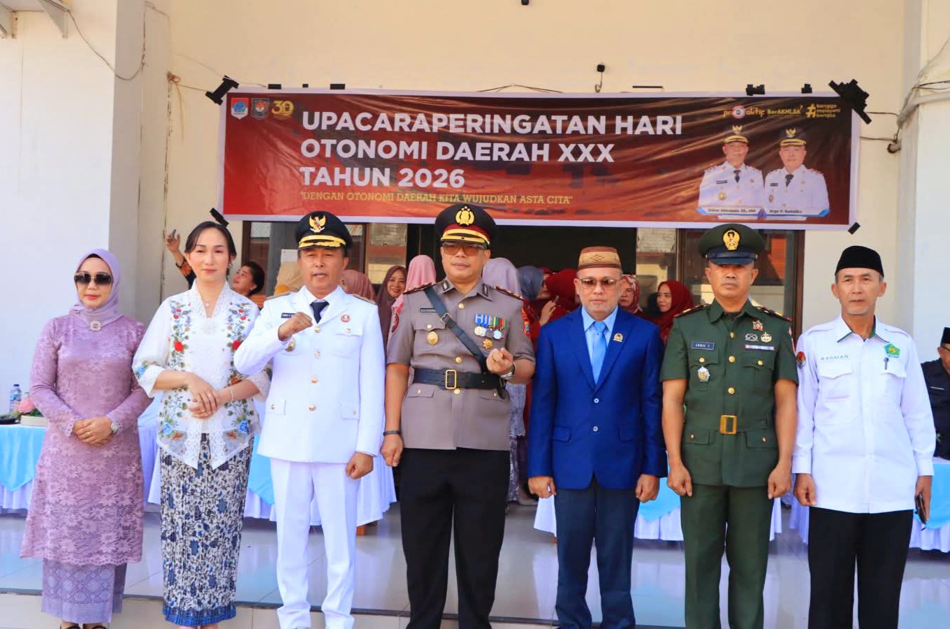 Peringati Hari Otda Dan Hari Kartini, Kapolres Ajak Masyarakat Bersatu Padu, Dukung Program Pemerintah