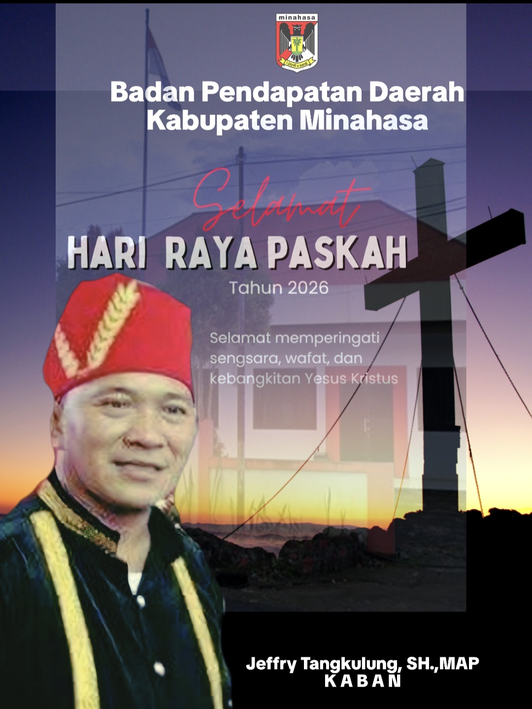 Ucapan Paskah Badan Pendapatan Daerah Kabupaten Minahasa