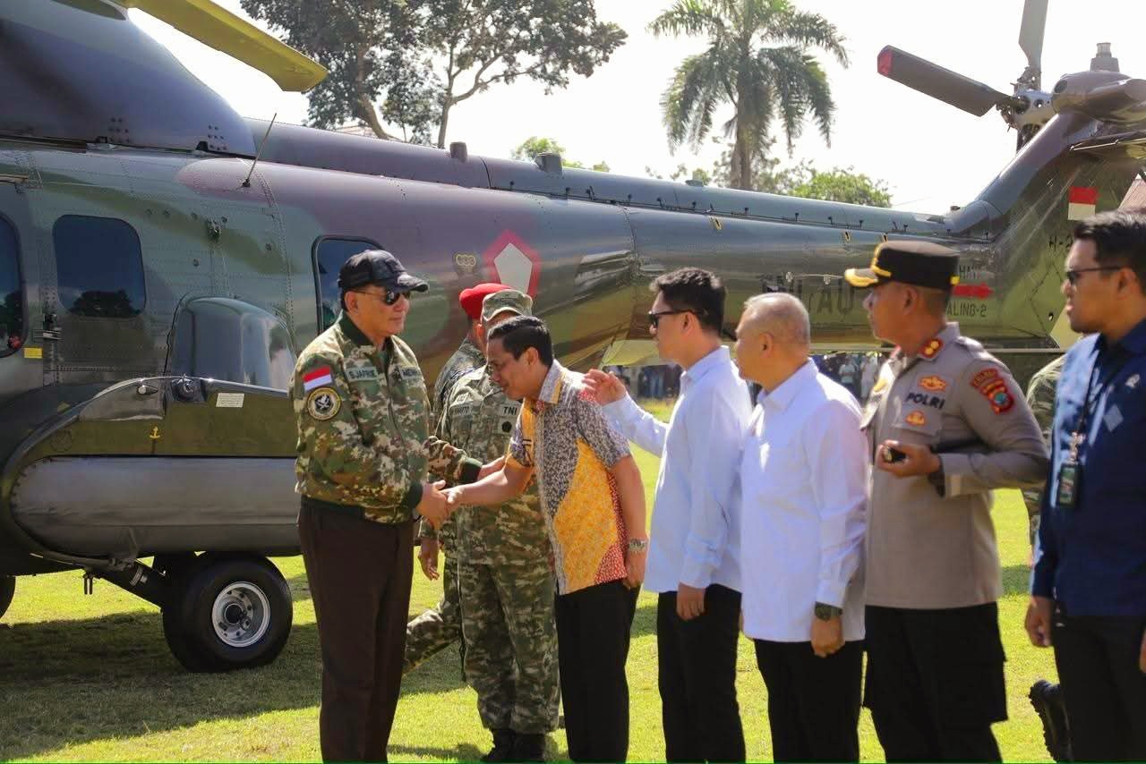 Walikota Dan Wakil Walikota Sambut Kunjungan Kerja Menteri Pertahanan RI 