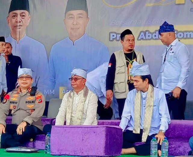 Polres Boltim Sukses Melaksanakan Pengamanan Safari Dakwah Ustadz Abdul Somad