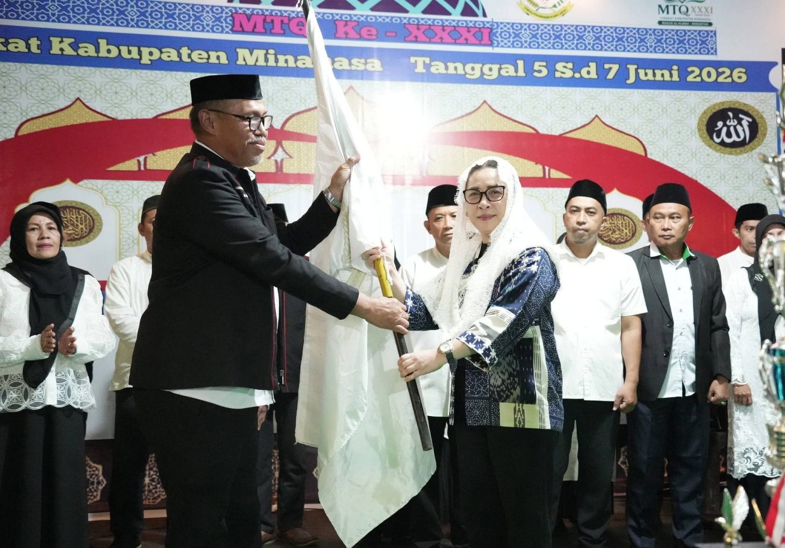 Wabup Vanda Sarundajang Buka MTQ XXXI Tingkat Kabupaten Minahasa Tahun 2026