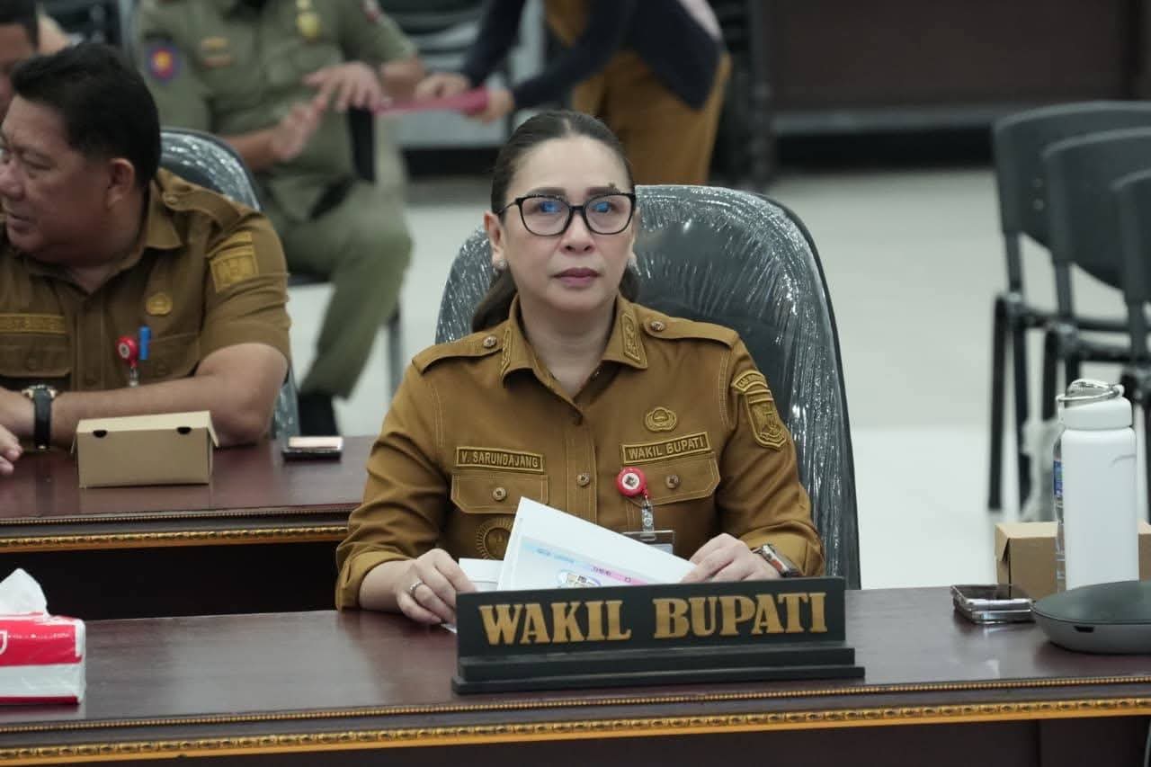 Wabup Vanda Sarundajang Ikuti Rakor Inflasi dan Sosialisasi Produk Halal
