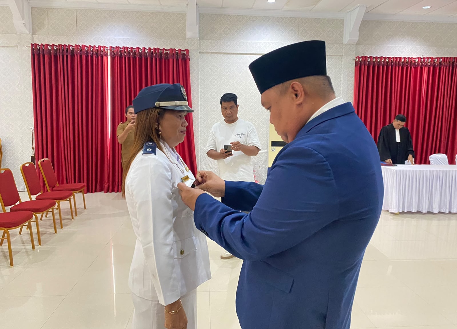 Pelantikan Pj Kapitalaung Bukide, Wabup Tekankan Integritas dan Pelayanan Masyarakat