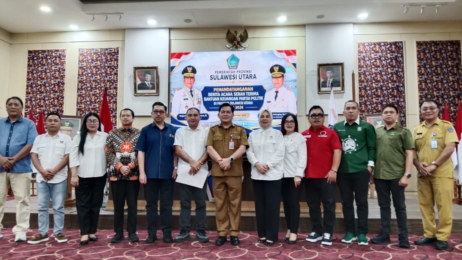 Gubernur Yulius Selvanus Instruksi Jajaran Percepat Penyaluran Dana Parpol 2026